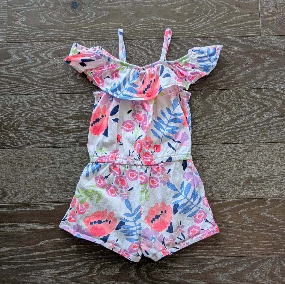 3/$15 - OshKosh B'gosh Floral Floral Romper Size 5T